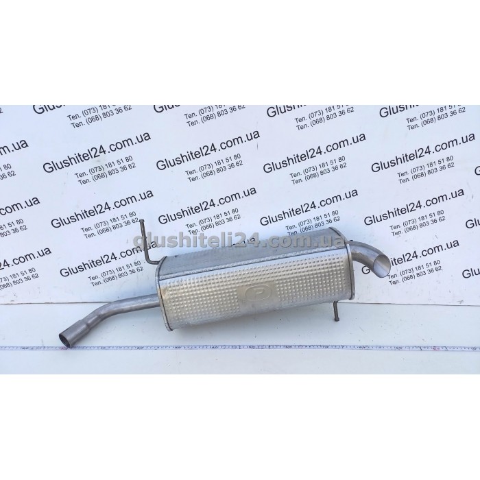 Глушитель Форд Фиеста МК6 (Ford Fiesta MK6) 1.4/1.6 TDCI 2008-2012 (08.667) Polmostrow алюминизированный