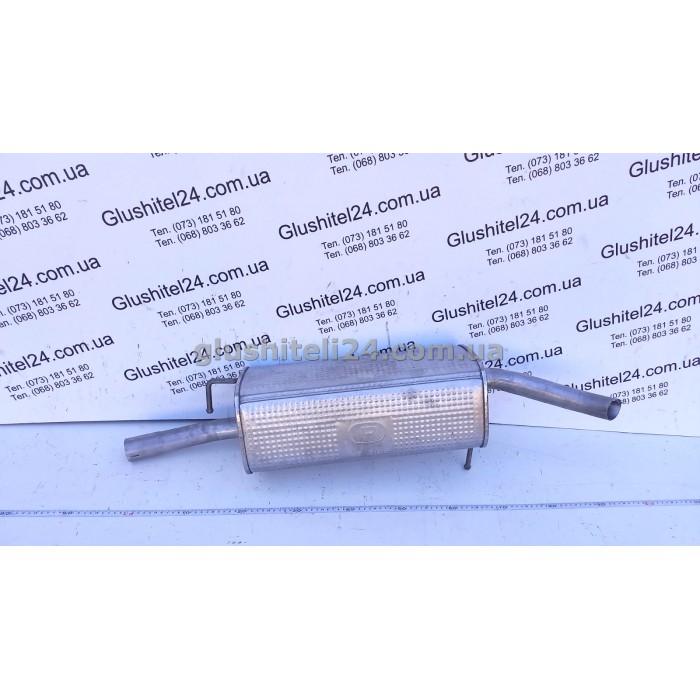 Глушник Форд Фьюжн (Ford Fusion) 1.2/1.4 16V 2002- (08.668) Polmostrow алюмінізований