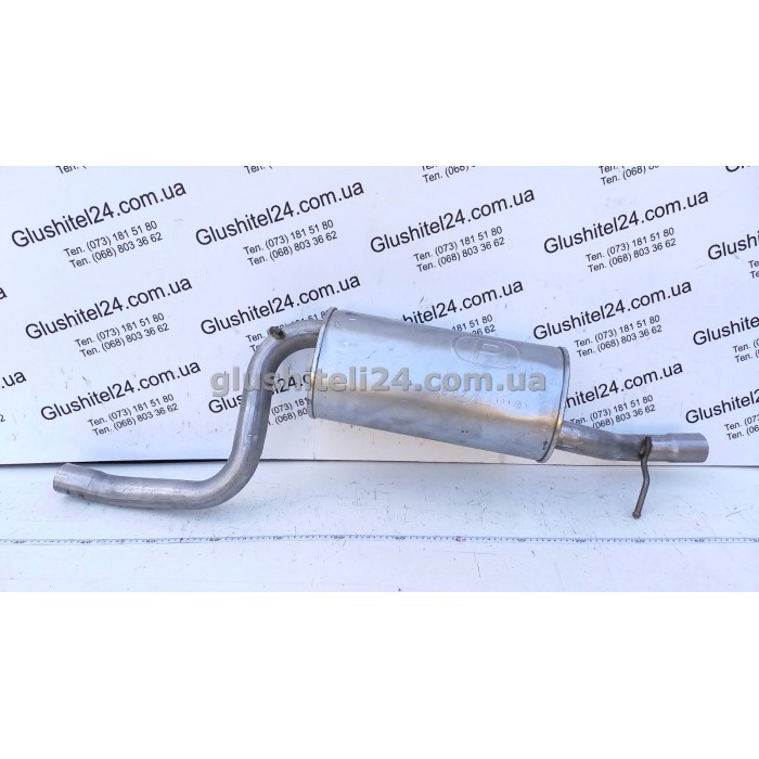 Резонатор Форд Фокус 2/Фокус С-Макс (Ford Focus 2/Focus C-Max) 2.0 16V 2004-2007 (08.67) Polmostrow алюминизированный