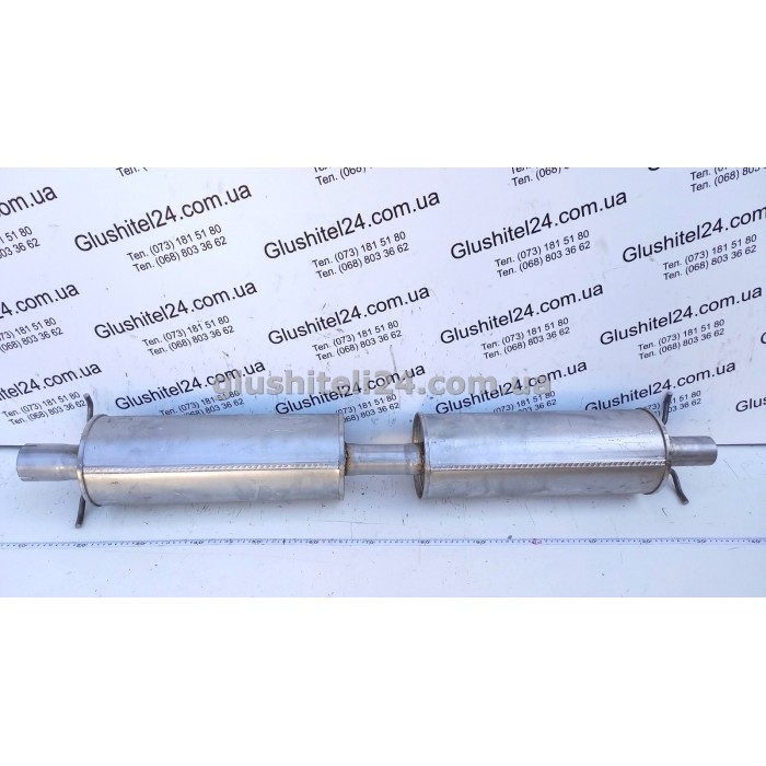 Глушитель Форд Транзит (Ford Transit) 2.4 Di Turbo Diesel 2000-2006 (08.681) Polmostrow алюминизированный