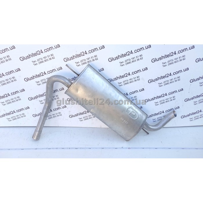 Глушник Форд Фокус 3 (Ford Focus 3) 1.6 седан/універсал 2011 - (08.692) Polmostrow алюмінізований