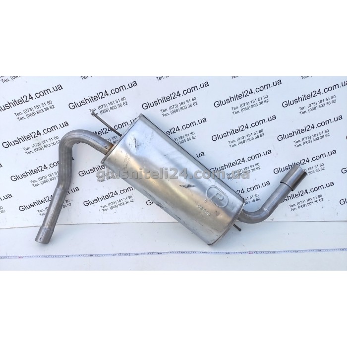 Глушник Форд Фокус 3 (Ford Focus 3) 1.6 EcoBoost універсал 2011 - (08.699) Polmostrow алюмінізований