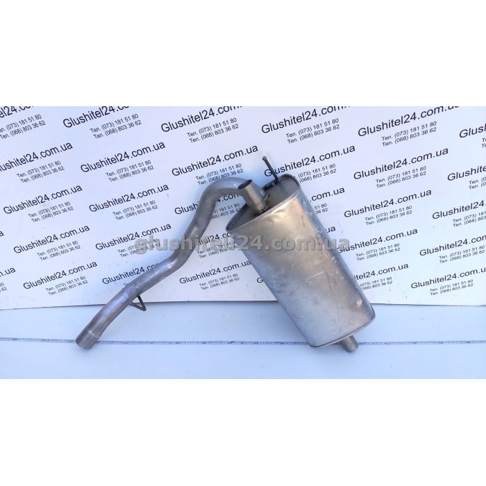 Резонатор Форд Куга (Ford Kuga) 2.0 TDCI 2008 - 2012 (08.72) Polmostrow алюминизированный