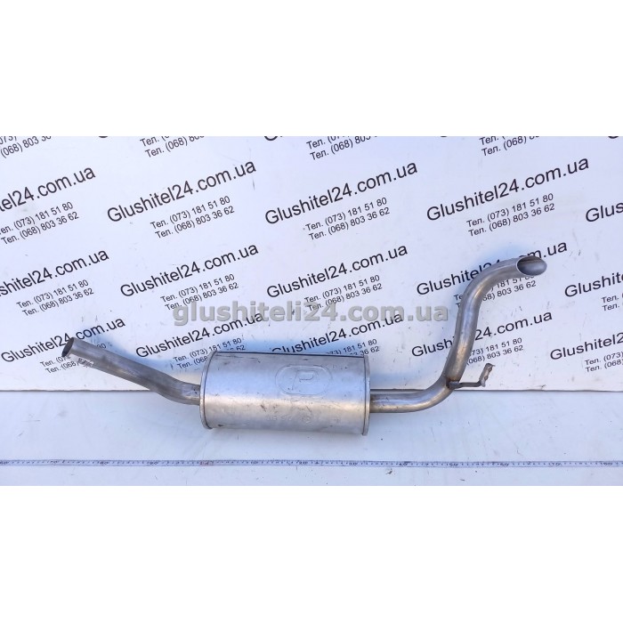 Глушник Форд Ескорт (Ford Escort) 1.3i хечбек 1991-2001 (08.90) Polmostrow алюмінізований