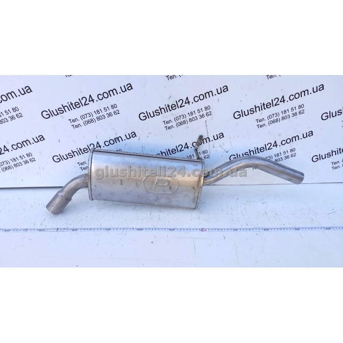 Глушник задній Форд Ескорт (Ford Escort)/ Форд Оріон (Ford Orion) 1.4/1.6 1983-1990 (08.96) Polmostrow алюмінізований