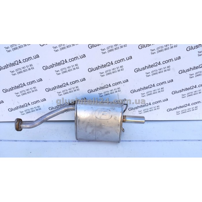 Глушник Хонда Цивік 5 (Honda Civic 5) 1.3/1.5 16V 3д хетчбек 1992-1996 3D kat (09.05) Polmostrow алюмінізований