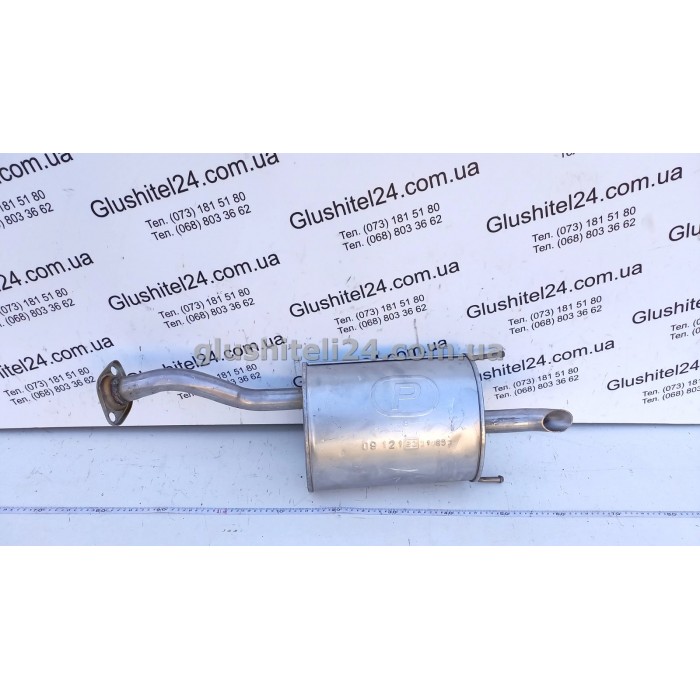 Глушитель Хонда Джаз (Honda Jazz) 1.2/1.4 8V 2001-2008 (09.121) Polmostrow алюминизированный