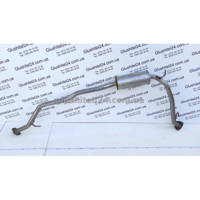 Резонатор Хонда Джаз (Honda Jazz) 1.2/1.4 8V 2001-2008 (09.122) Polmostrow алюмінізований