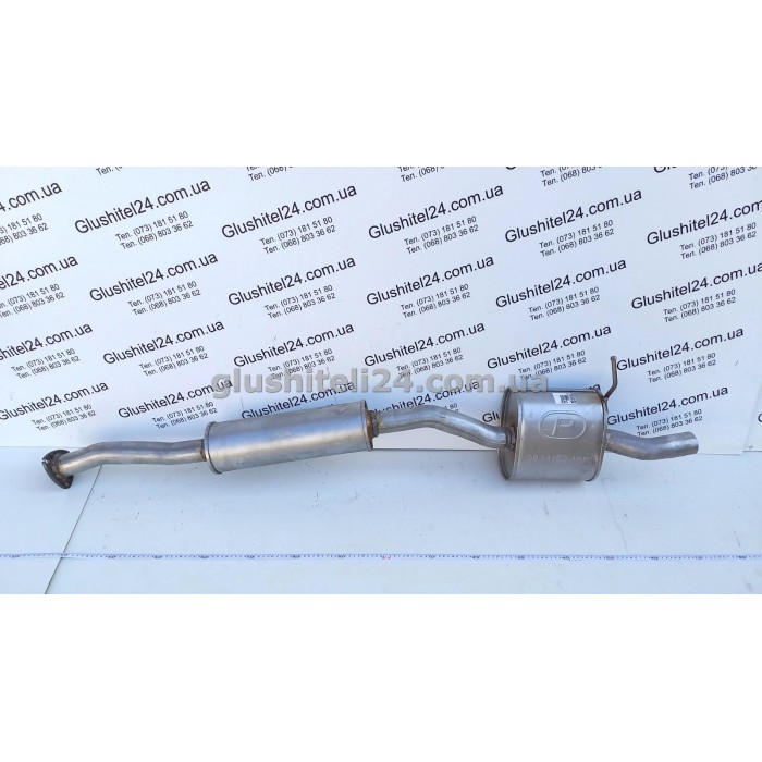 Резонатор Хонда Акорд (Honda Accord) 2.4 седан 2003 - (09.142) Polmostrow алюмінізований