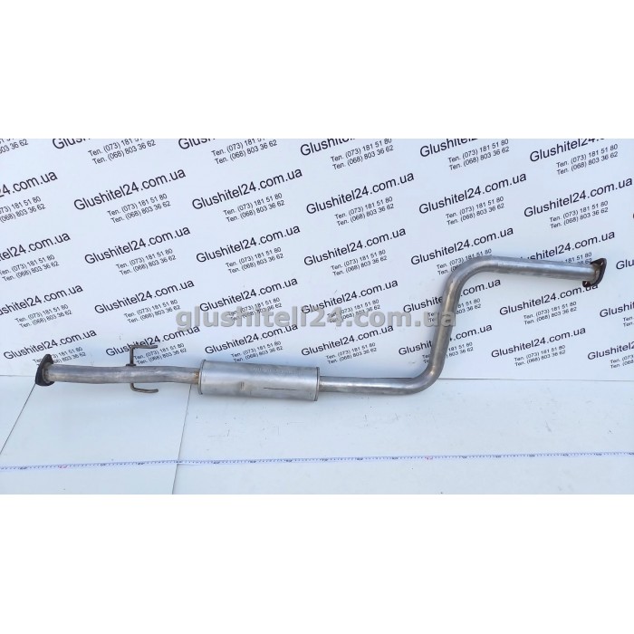 Резонатор Хонда Акорд (Honda Accord) 2.0/2.2 16V седан kat 1990-1992 (09.24) Polmostrow алюмінізований