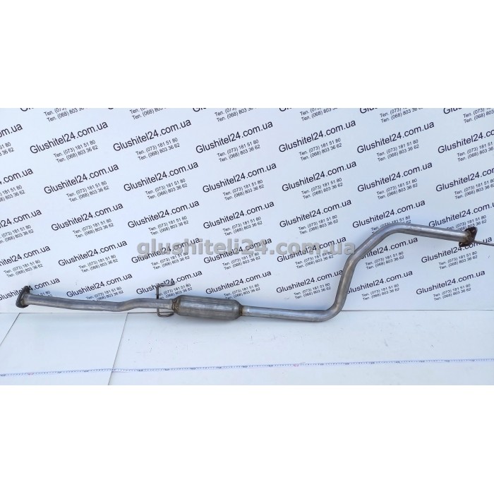 Резонатор Хонда Цивик 5 (Honda Civic 5) 1.3/1.5 16V хэтчбек 1992-1993 3D kat (09.50) Polmostrow алюминизированный