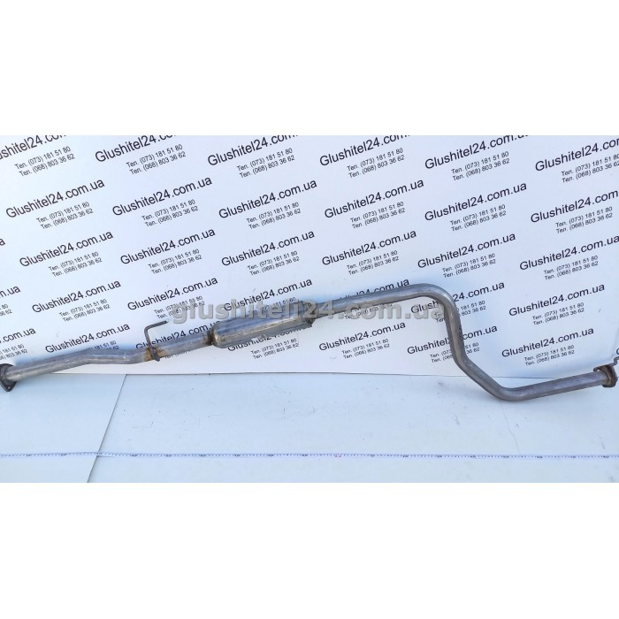 Резонатор Хонда Цивік 6 (Honda Civic 6) 1.4i 16V хечбек/седан 1996-2001 (09.55) Polmostrow алюмінізований