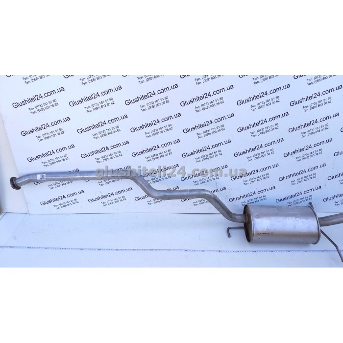 Глушник Хюндай Санта Фе (Hyundai Santa Fe) 00-06 2.0D (10.01) Polmostrow алюмінізований