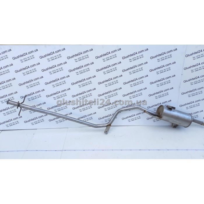 Глушник Хюндай Поні (Hyundai Pony)/ Хюндай Ексель (Hyundai Excel) 1.3/1.5 хетчбек 1990-1992 (10.011) Polmostrow алюмінізований