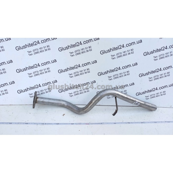 Труба конечная Хюндай Н-100 (Hyundai H-100) 2.5D 1993-2002 (10.107) Polmostrow алюминизированная