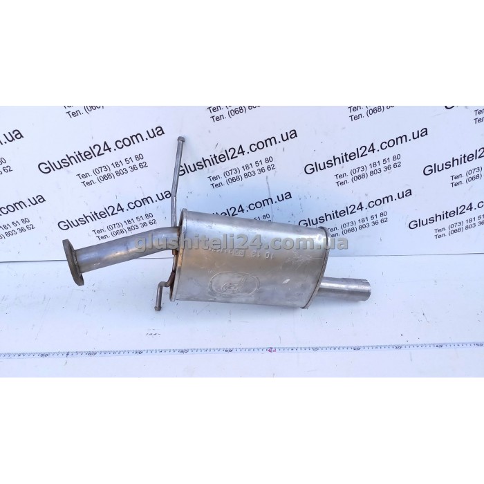 Резонатор Хюндай Санта Фе (Hyundai Santa Fe) 2.0/2.4 бензин/2.0 CRDI 2001-2006 (10.13) Polmostrow алюмінізований