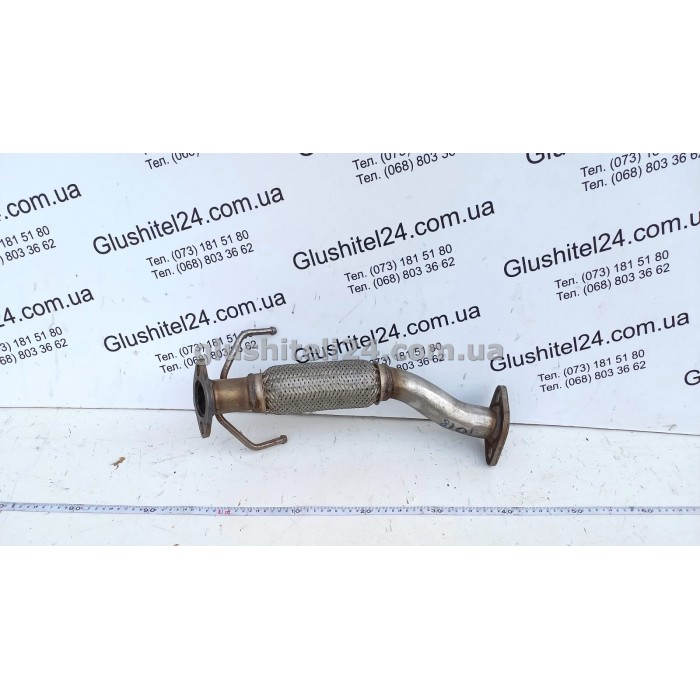 Труба приемная Хюндай Гетс (Hyundai Getz) 1.5 TDi 05-09 (10.18) Polmostrow алюминизированная