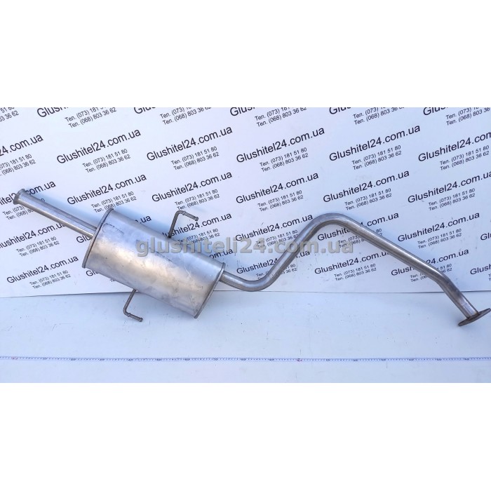 Резонатор (середній глушник) Хюндай Матрікс/Лавіта/Елантра (Hyundai Matrix/Lavita/Elantra) 1.5D/1.6/1.8 2000-2010 (10.20) Polmostrow алюмінізований