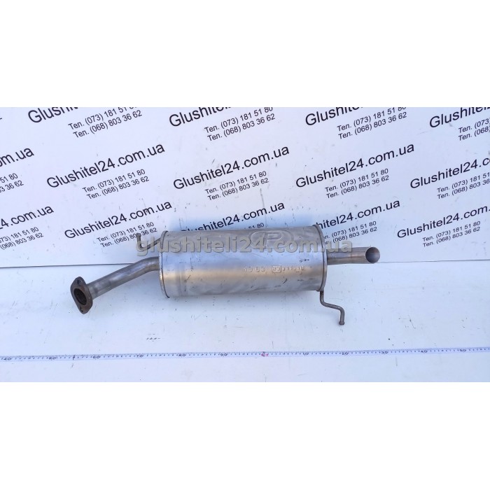 Глушник Хюндай Гетс (Hyundai Getz) 1.1,1.3-12V 2002 -/ 1.4,1.6-16V 2006 - (10.63) Polmostrow алюмінізований