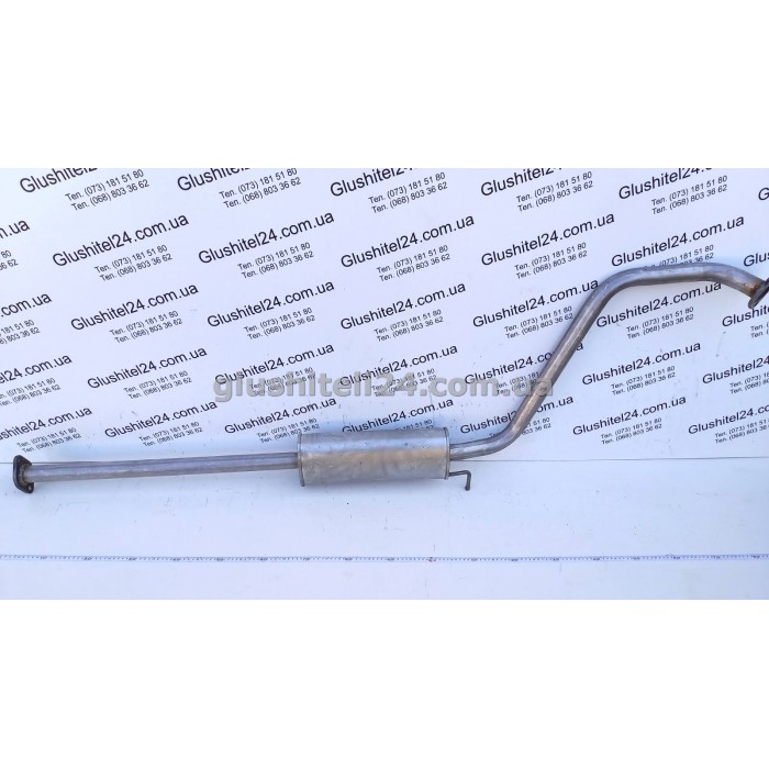 Резонатор Хюндай Гетс (Hyundai Getz) 1.1 12V/1.4,1.6 16V 2005-2009 (10.66) Polmostrow алюмінізований