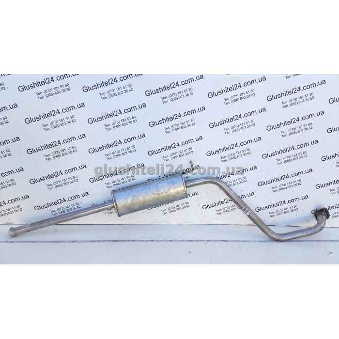 Резонатор Хюндай Гетс (Hyundai Getz) 1.1i/1.3i 12V 2002-2006 (10.70) Polmostrow алюмінізований