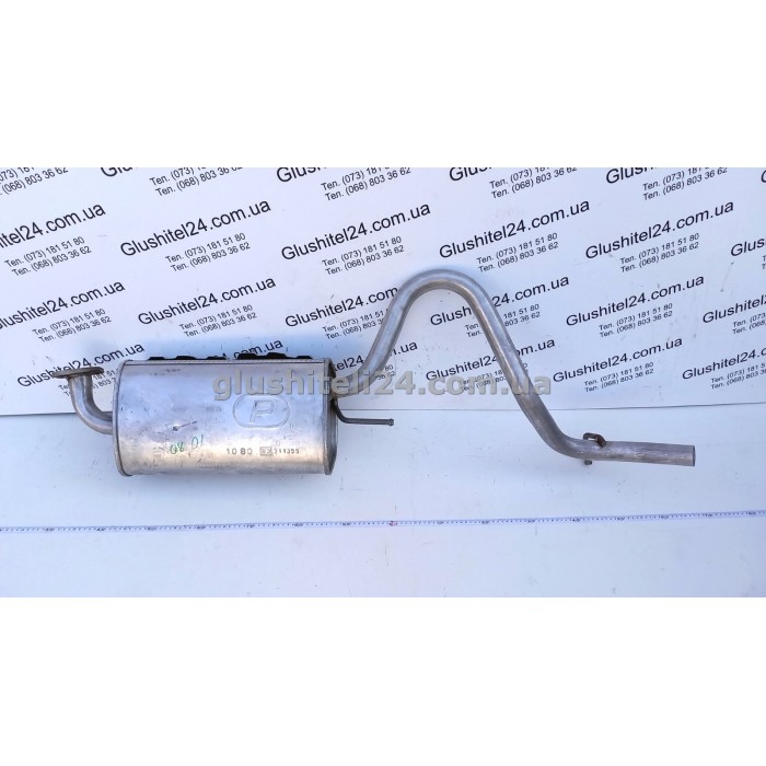 Глушитель задний Хюндай И30 (Hyundai I30) 1.4/1.6 2007 - (10.80) Polmostrow алюминизированный