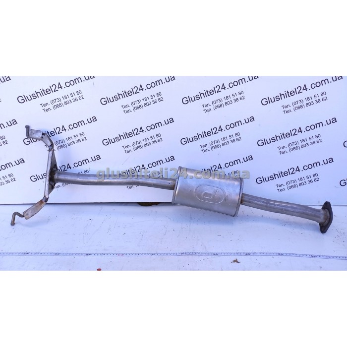 Резонатор Мазда 626 GE (Mazda 626) 2.0 8V бензин 1990-1997 (12.03) Polmostrow алюмінізований