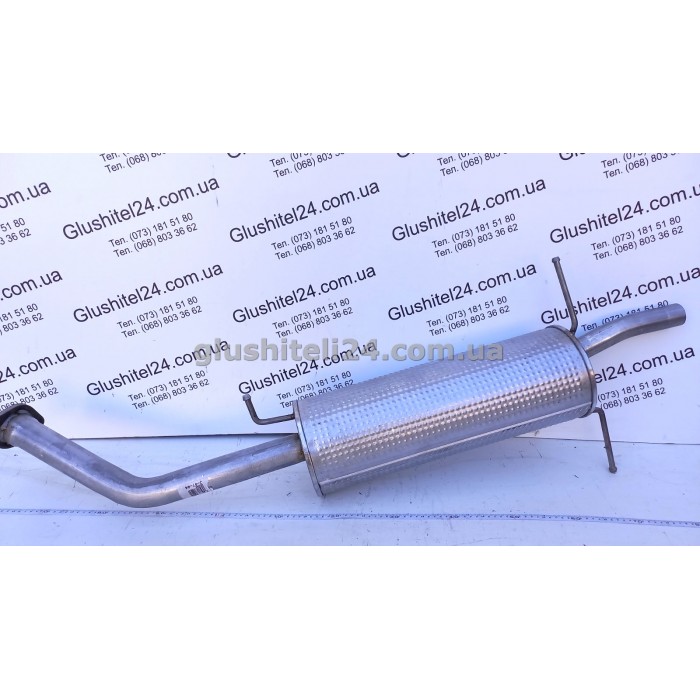 Глушник Мазда 626 GD (Mazda 626) 1.8/2.0 16V 1991-1997 (12.05) Polmostrow алюмінізований