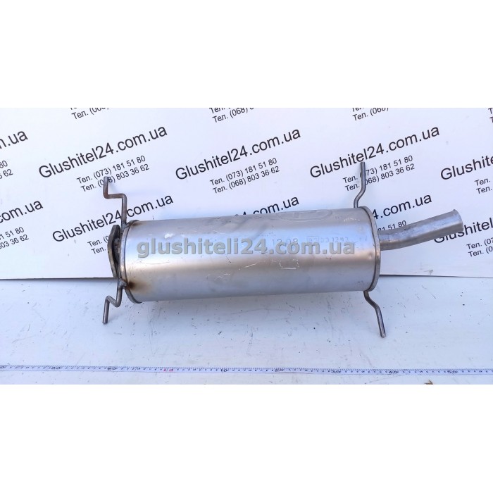 Глушник Мазда 626 GD (Mazda 626 GD) 1.8/2.0/2.2 бензин/2.0D дизель 1987-1992 (12.08) Polmostrow алюмінізований