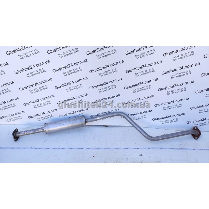 Резонатор Мазда 323/323Ф (Mazda 323/323F) 1.5 16V хетчбек/седан 1998-2003 (12.192) Polmostrow алюмінізований