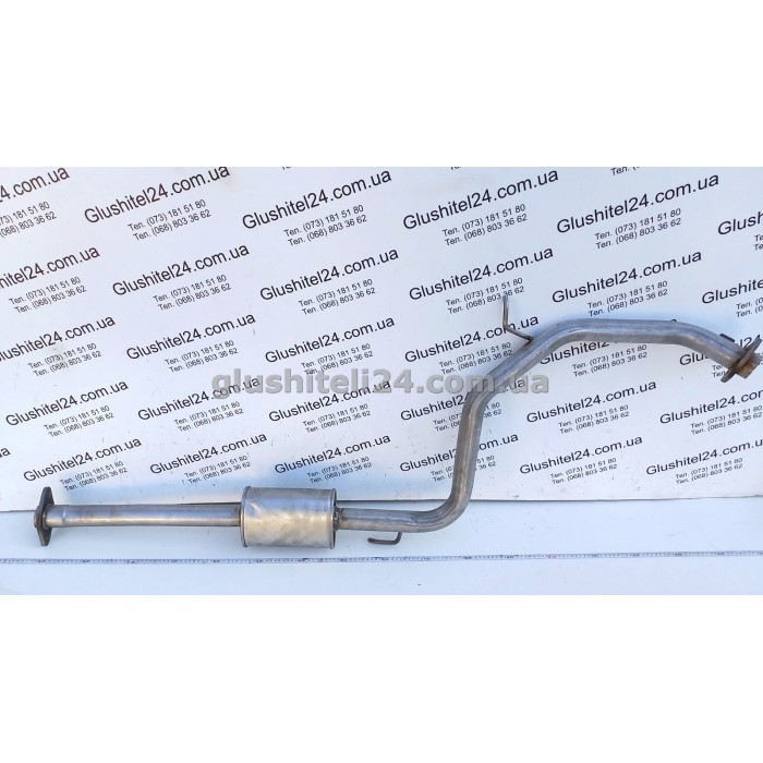 Резонатор Мазда 323 (Mazda 323) 1.8i -16V 1994-2004 (12.203) Polmostrow алюминизированный