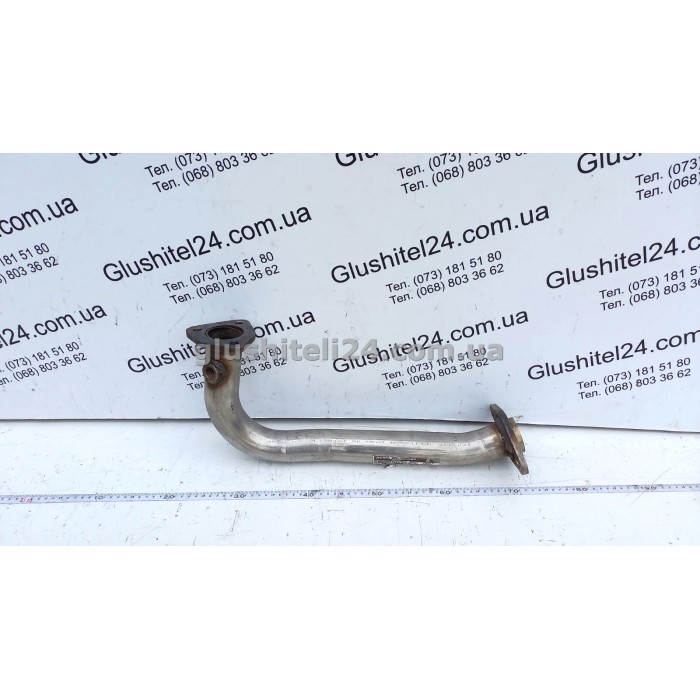 Труба приемная Мазда 626 GF (Mazda 626) 2.0i -16V 1997-2004 (12.207) Polmostrow алюминизированная