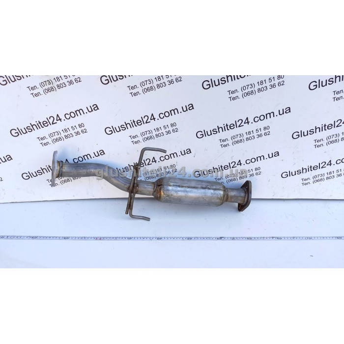 Труба середня глушника Мазда 626 GF (Mazda 626) 1.8/2.0i -16V 1997-2003 (12.208) Polmostrow алюмінізована