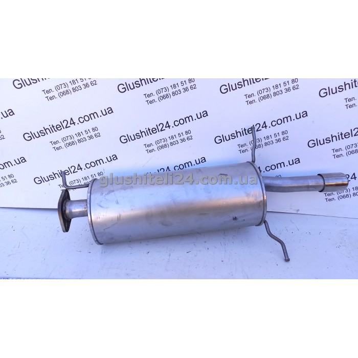 Глушник Мазда 626 GF (Mazda 626) 1.8/2.0i -16V 1997-2003 (12.209) Polmostrow алюмінізований