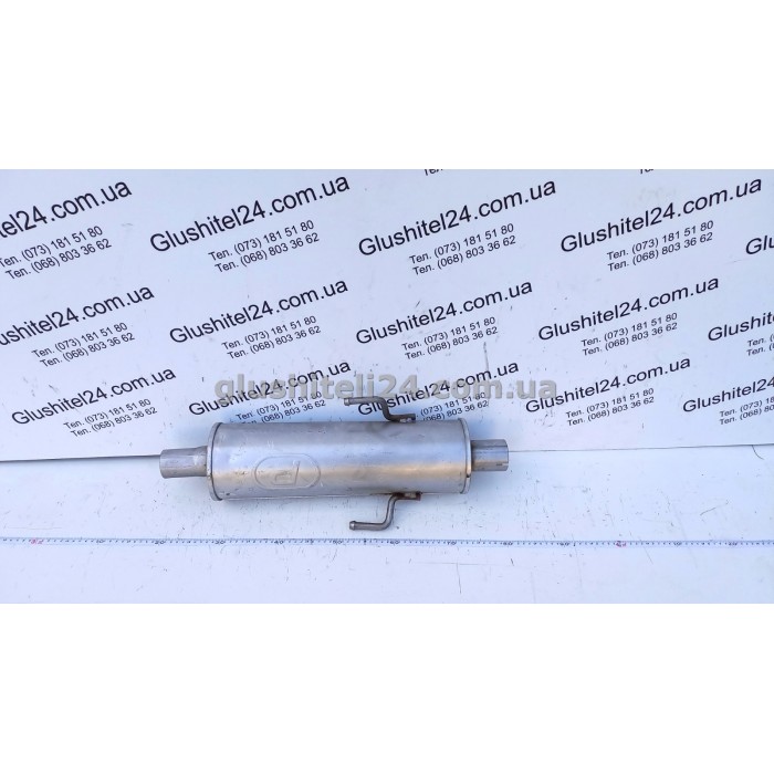 Резонатор Мазда 6 (Mazda 6) 1.8i/2.0i/2.3i-16V хетчбек/седан/універсал 2002-2007 (12.217) Polmostrow алюмінізований