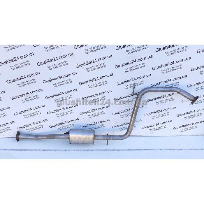 Резонатор Мазда 323 (Mazda 323) 89-94/Мазда 323Ф (Mazda 323F) 89-94 1.6i kat (12.51) Polmostrow алюмінізований