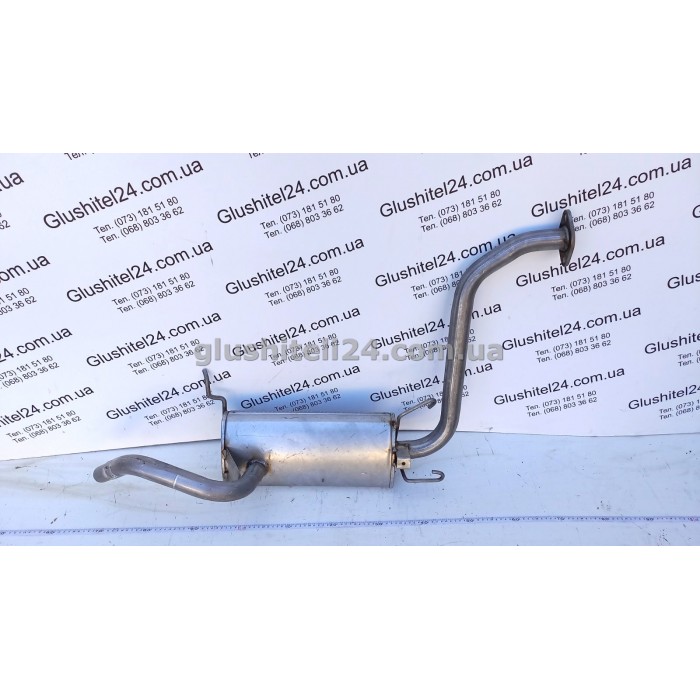 Глушник Мазда 323 (Mazda 323) 1.1/1.3/1.5 1980-1985 (12.58) Polmostrow алюмінізований