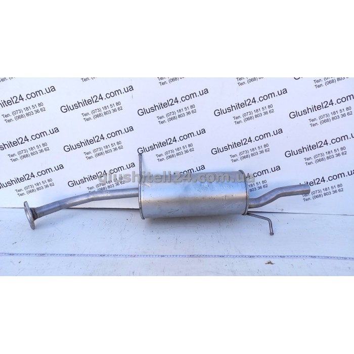 Глушник Мазда 323 (Mazda 323) 1994/1995/1996/1997/1998 1.3/1.5 (12.62) Polmostrow алюмінізований