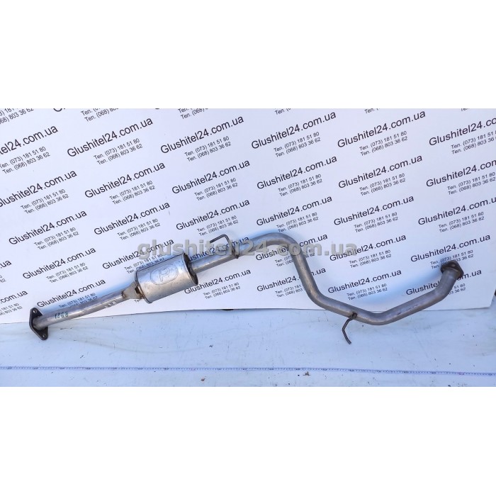 Резонатор Мазда 323 (Mazda 323) 1.8i 16V kat 94-95 HB/Coupe (12.68) Polmostrow алюминизированный