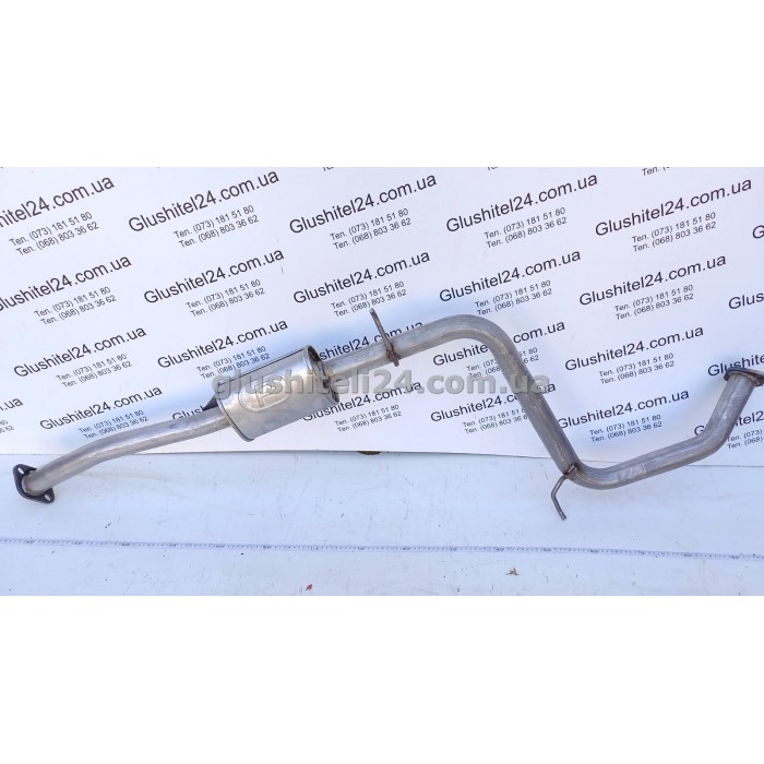 Резонатор Мазда 323, 323 Ф1 (Mazda 323, 323 F1) 1.8i 89-94 (12.72) Polmostrow алюмінізований