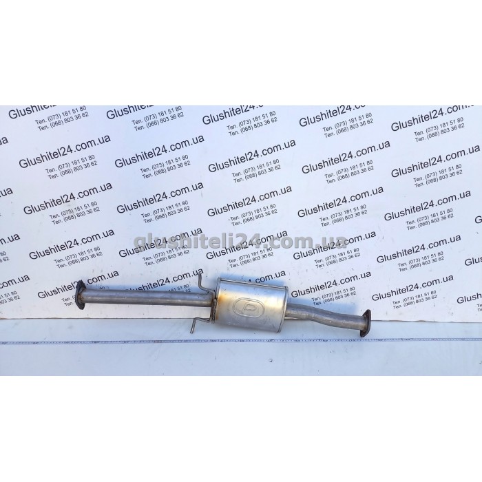 Резонатор Мазда 626 GD (Mazda 626) 1.8/2.0 1987-1992 (12.87) Polmostrow алюмінізований