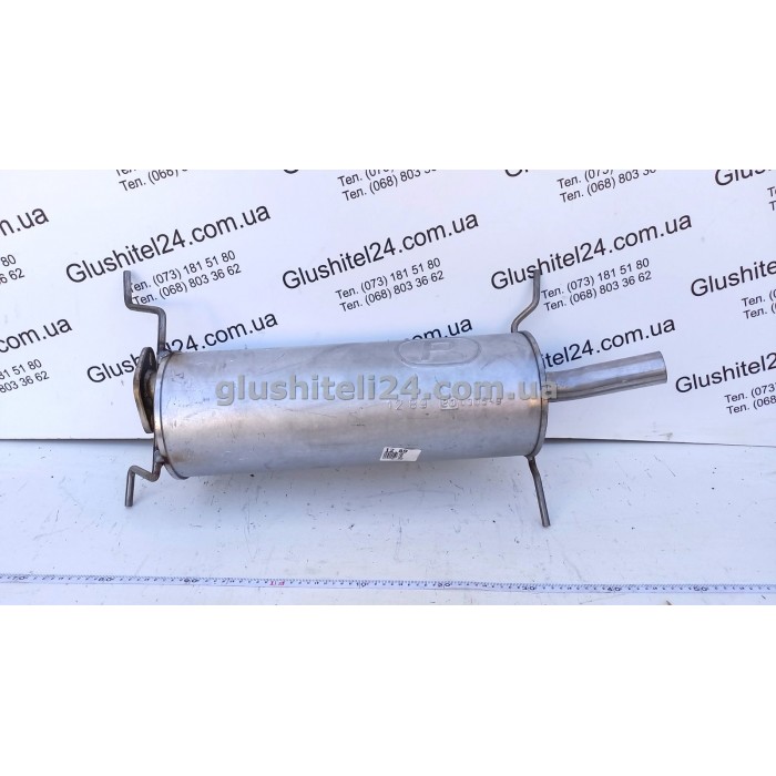 Глушник задній Мазда 626 GD (Mazda 626) 1.8/2.0 8V/12V 4/5D 1987-1992 (12.89) Polmostrow алюмінізований