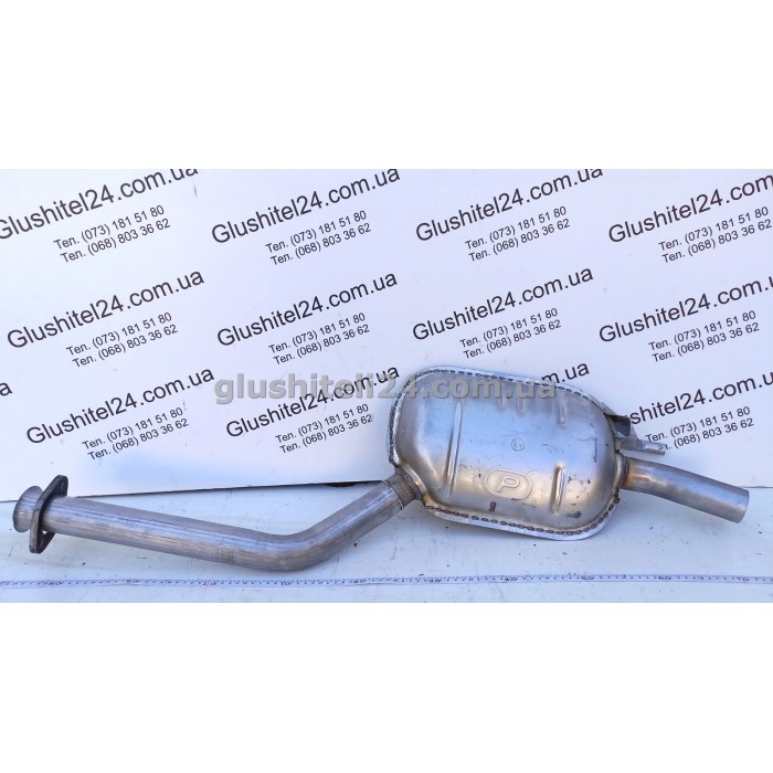 Резонатор Мерседес W124 (Mercedes W124) 85-93 200D/250/седан,універсал (13.07) Polmostrow алюмінізований