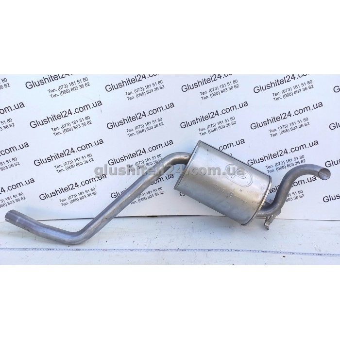 Глушник Мерседес 190-W201 (Mercedes 190-W201) 82-93 1.8-2.0 бензин (13.09) Polmostrow алюмінізований