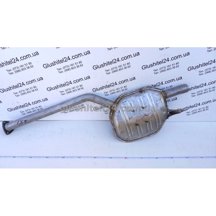 Резонатор Мерседес W124/T124 (Mercedes W124/T124) 2.5/3.0 TD 85-93 (13.157) Polmostrow алюмінізований