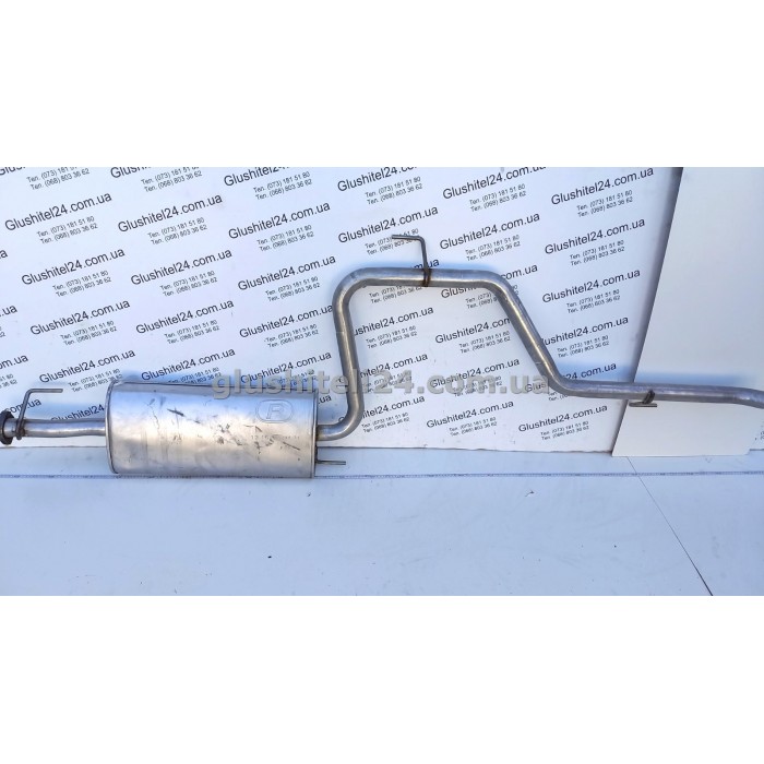 Глушник Мерседес Вито-638 (Mercedes Vito-638) 2.0/2.3 бензин 96-03 (13.16) Polmostrow алюмінізований