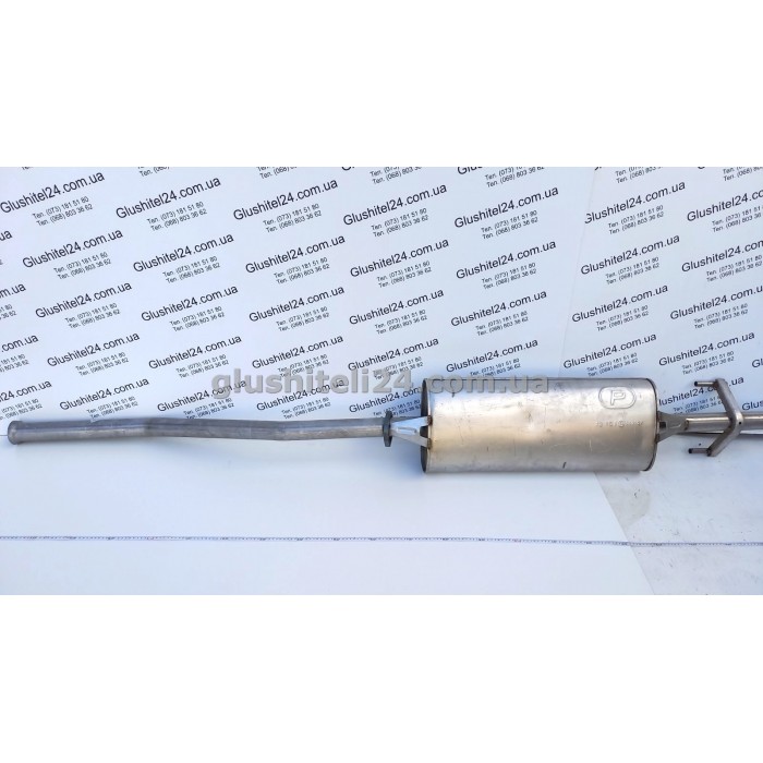 Глушник Мерседес Спринтер (Mercedes Sprinter) 212D 95 2.9D (13.161) Polmostrow алюмінізований