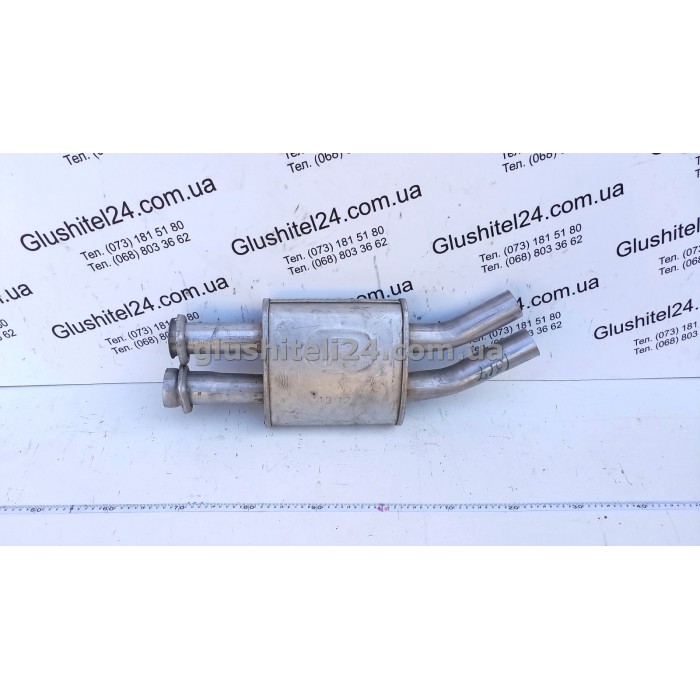 Глушник Мерседес В126 (Mercedes W126) 4.2/4.9/5.0 85-91 (13.17) Polmostrow алюмінізований