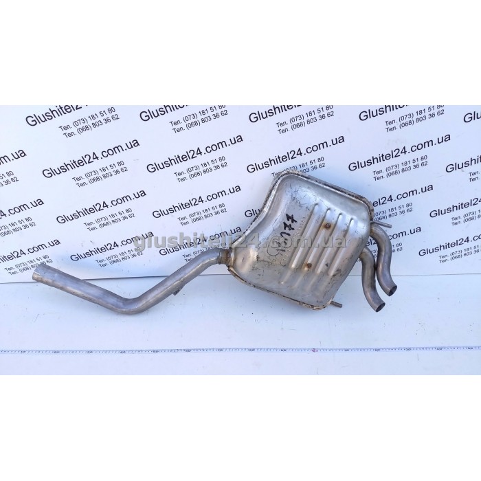 Глушник Мерседес С200-W 202 (Mercedes C200-W202); Мерседес С220-W202 (Mercedes C220-W202) 93-95 (13.177) Polmostrow алюмінізований