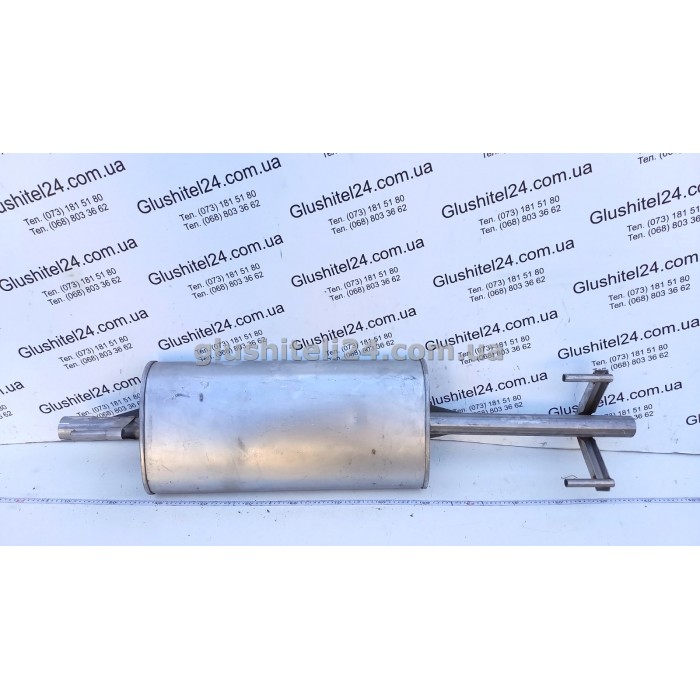 Глушник Мерседес Спринтер (Mercedes Sprinter) 208D/308D/408D 1995-2000 2.3D (13.18) Polmostrow алюмінізований